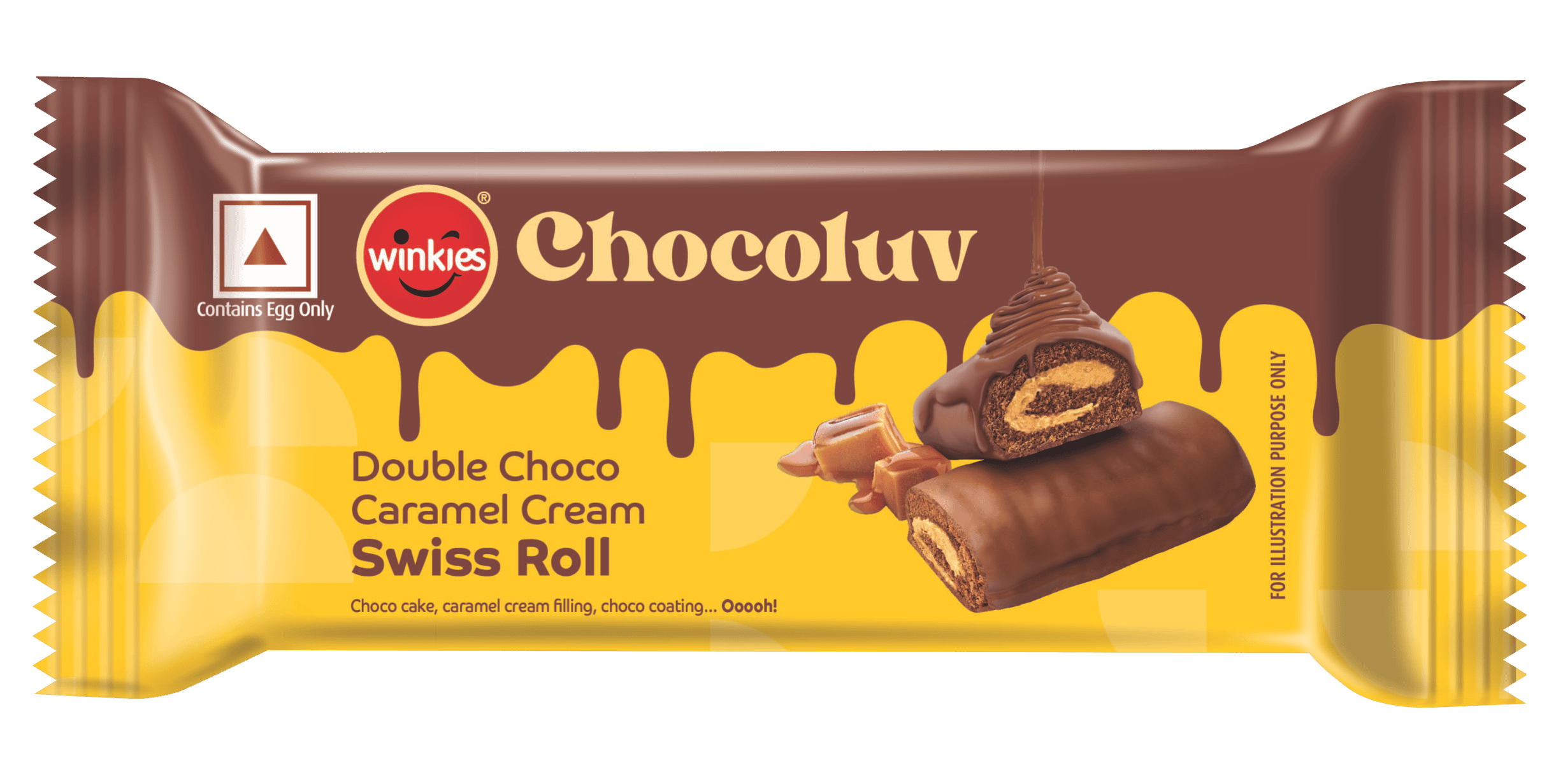 Chocoluv Double Caramel Swiss Roll - 2