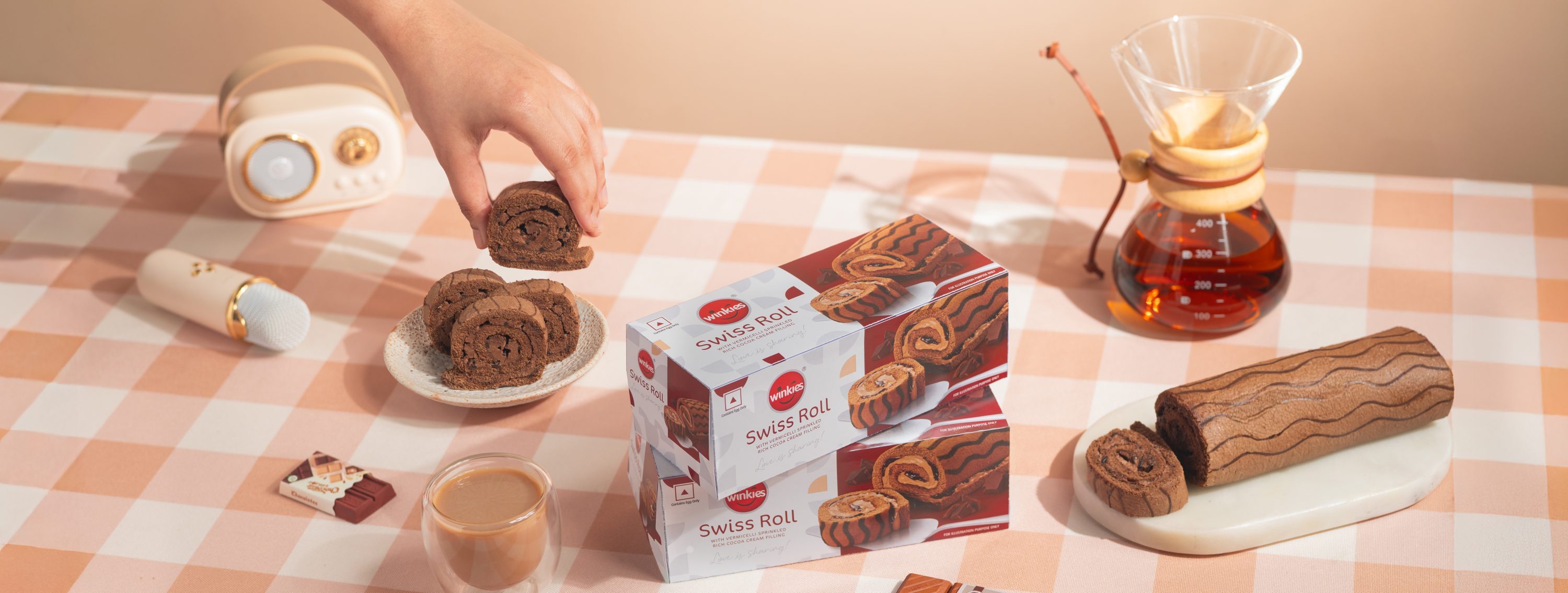Winkies Choco Swiss Roll